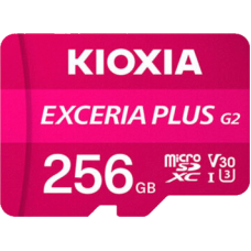 KIOXIA EXCERIA PLUS G2 UHS-I MicroSDXC 256GB 記憶卡 (U3 V30 A1) R: 100MB/s W: 90MB/s
